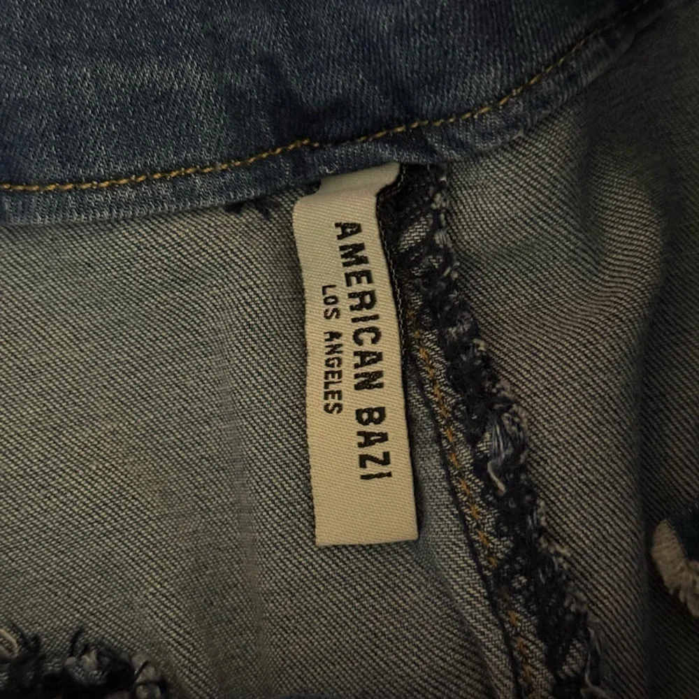 American Bazi Blue Mini Skirt
